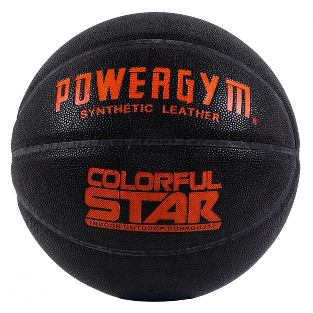 Basketbol to‘pi PowerGym Colorful Star Qizil