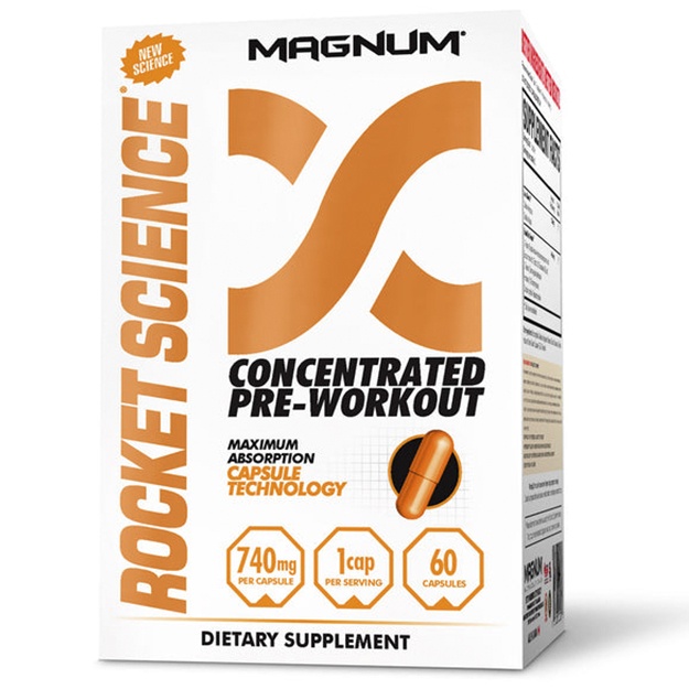 Mashqdan oldingi kompleks Magnum Rocket Science 60 kapsula
