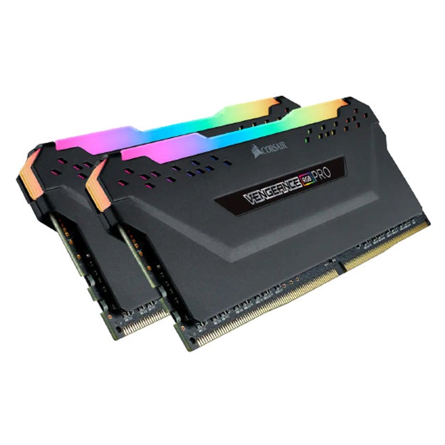 Xotira moduli to‘plami Vengeance RGB PRO 16 GB (2 x 8 GB) DDR4 DRAM 3600 MGts C18 qora