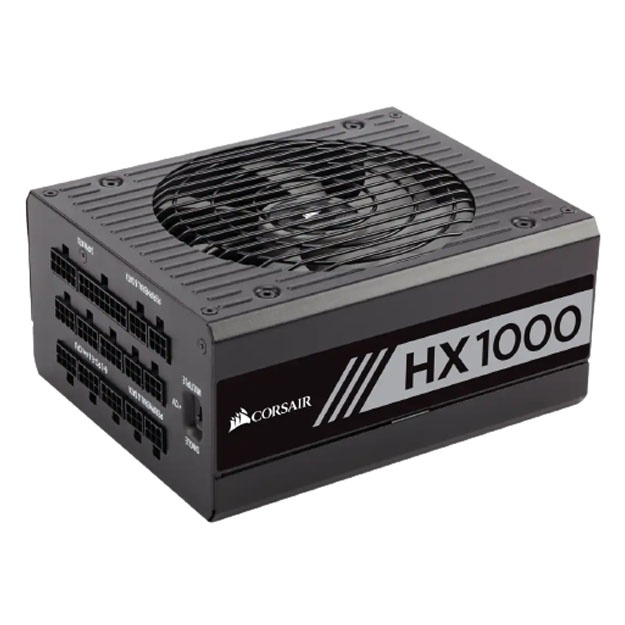 Полностью модульный блок питания мощностью HX1000 Series 80 PLUS Platinum 1000 Вт