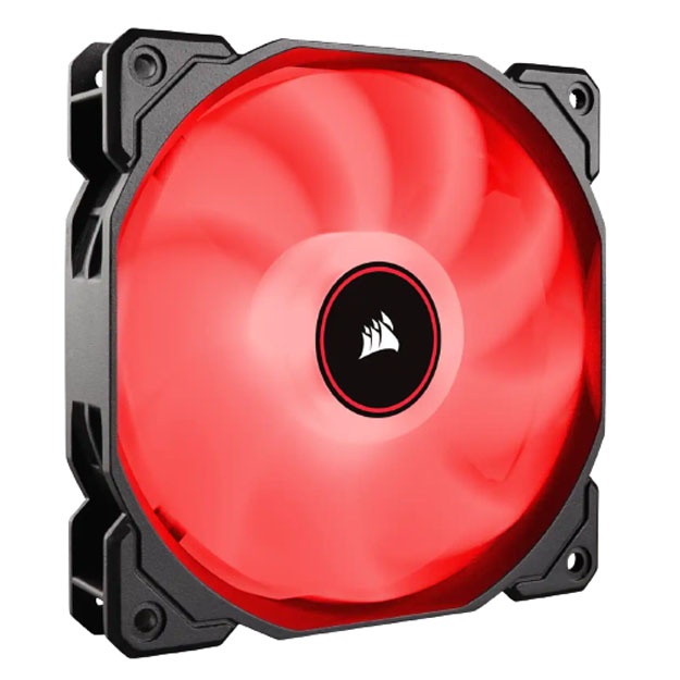 Ventilyator Air Series AF120 LED 120-mm Qizil