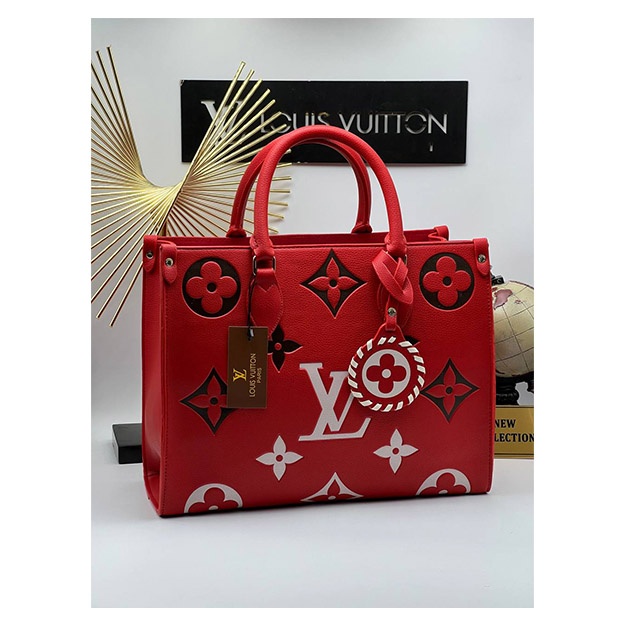 Женская сумка Louis Vuitton АРТ LV 2935 красный