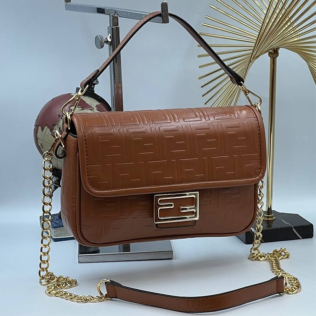 Ayollar Sumkasi Fendi Roma Geanta ART OL 2549 jigarrang
