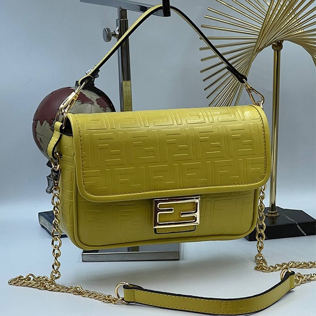 Ayollar Sumkasi Fendi Roma Geanta ART OL 2549 Sariq