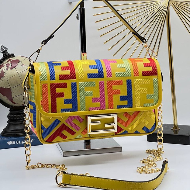 Женская Сумка Fendi Roma Geanta ART OL 2550 Зеленый