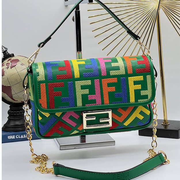Женская Сумка Fendi Roma Geanta ART OL 2550 Зеленый