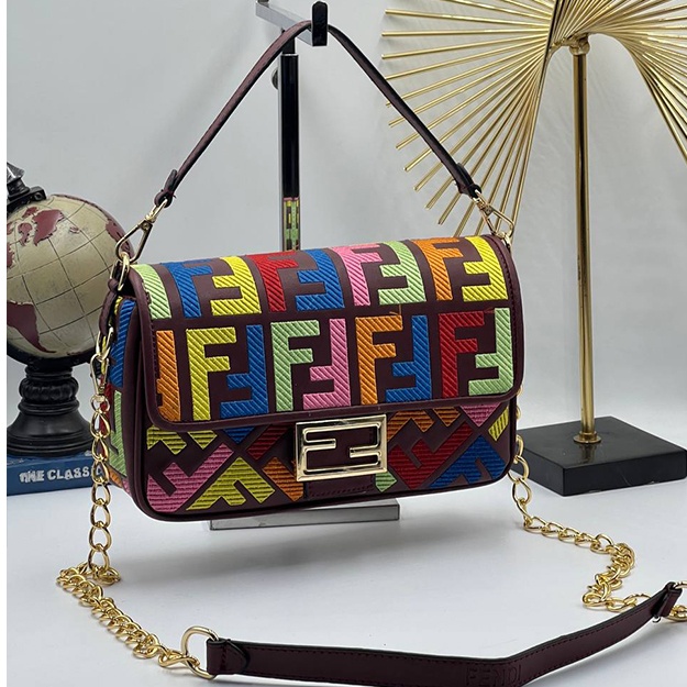 Ayollar Sumkasi Fendi Roma Geanta ART OL 2550 Sariq