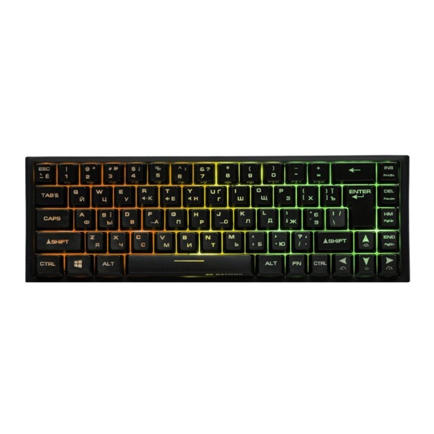 Клавиатура беспроводная игровая 2E Gaming KG360 RGB 68key USB Black Ukr (2E-KG360UBK)