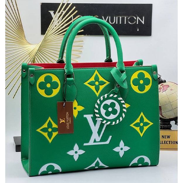 Женская Сумка LOUIS VUITTON ONTHEGO NEW MODEL ART OL51907 Зеленый