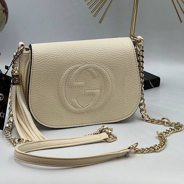 Ayollar Sumkasi Gucci Soho ART OL 1420 Qaymoq rang