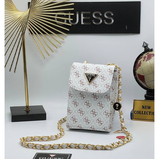 Ayollar Sumkasi GUESS PHONECASE CROSSBODY BAGS ART OL59236 Oq
