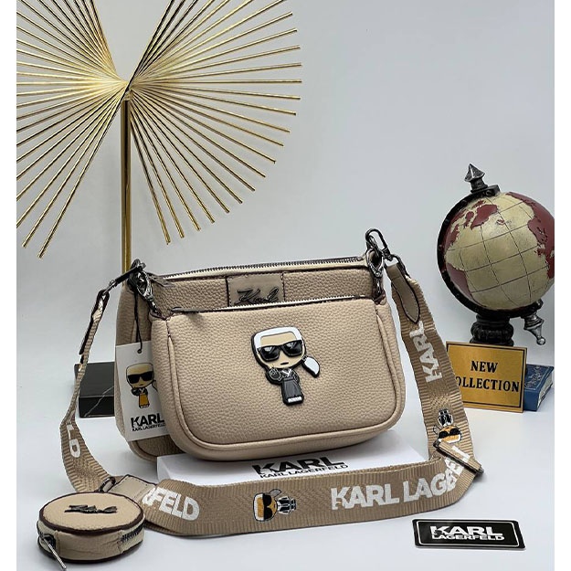 Женская Сумка KARL LAGERFELD MULTI POSHETTE ART OL12789 Молочный цвет
