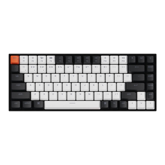 Клавиатура Keychron K2 84 Key Gateron White LED Russian Layout Красный