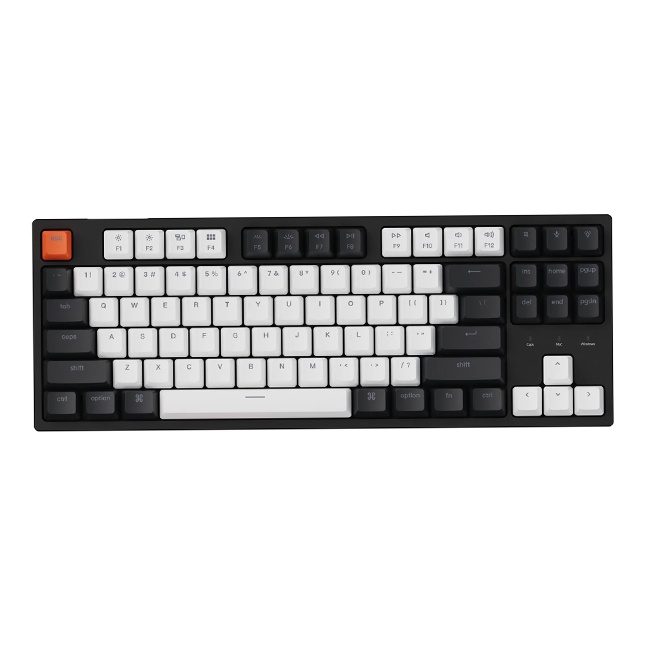 Klaviatura C1 simli 87 tugmali Gateron RGB Jigarrang (C1B3_Keychron)
