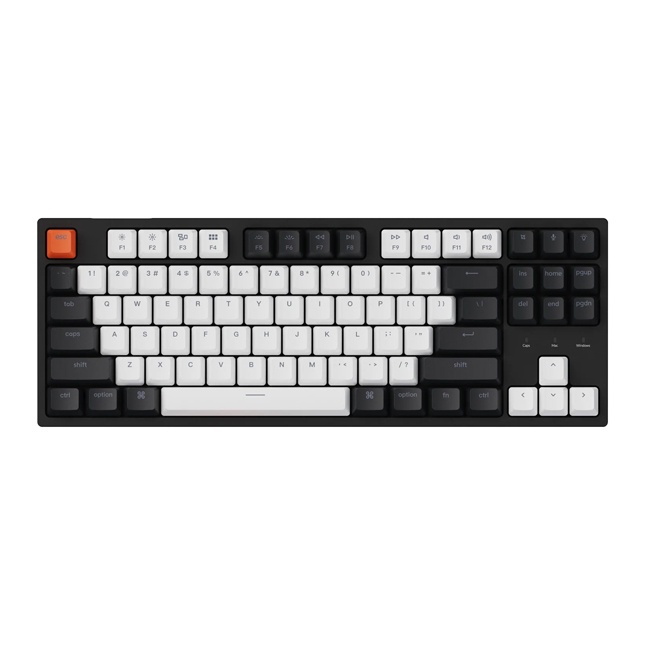 Klaviatura C1 simli 87 tugmali Gateron RGB Moviy (C1B2_Keychron)