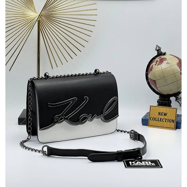 Ayol Sumkasi KARL LAGERFELD CROSSBODY BAG ART OL51907 qora-oq