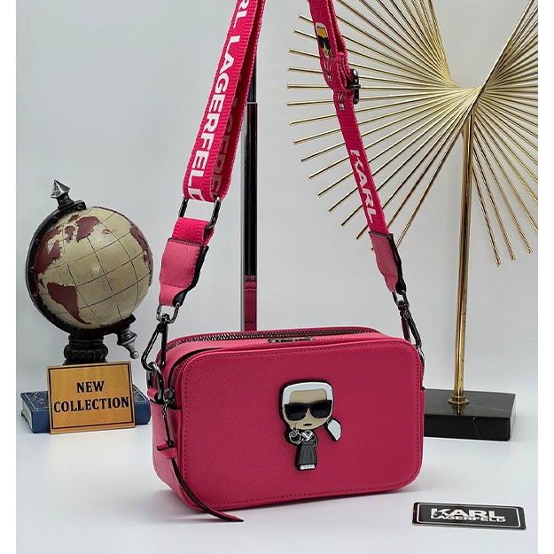 Женская Сумка KARL LAGERFELD SNAPSHOT CLASSIC ART OL62907 малиновый