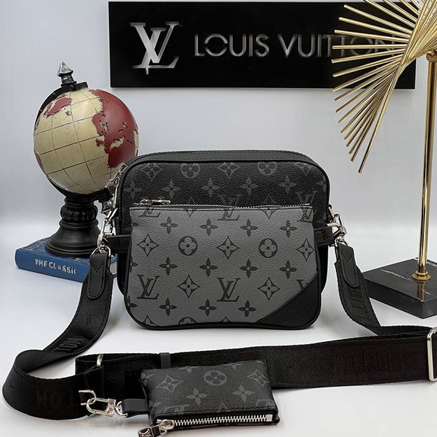 Ayollar Sumkasi Louis Vuitton Multi Crossbag ART OL 2216 Qora/Kulrang