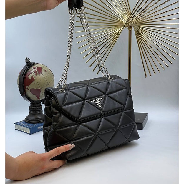 Ayol Sumkasi PRADA CROSSBODY EDITION ART OL98013 naqshli qora