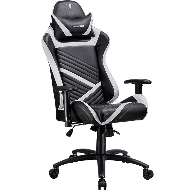 O‘yin stuli Tesoro Zone Speed TS-F700 Qora/Oq