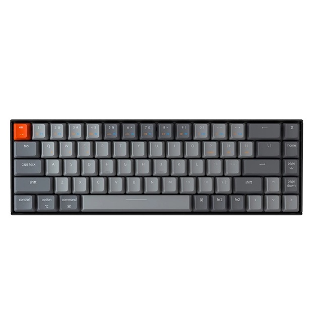 Клавиатура Keychron K6 68keys, Gateron White LED Red (K6O1_KEYCHRON) Красный