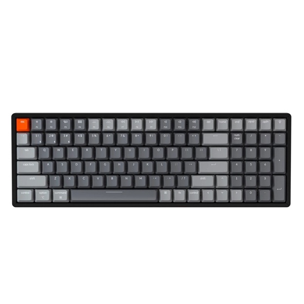 Mexanik klaviatura Keychron K4 100 Key alyuminiy ramka Gateron RGB Jigarrang
