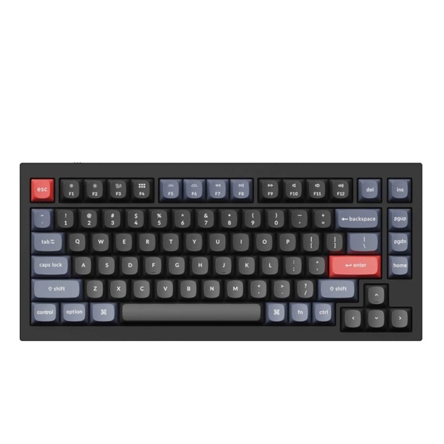 Механическая клавиатура  Keychron Q1 QMK Custom HotSwappable Gateron Phantom Красный (Q1M1_Keychron)