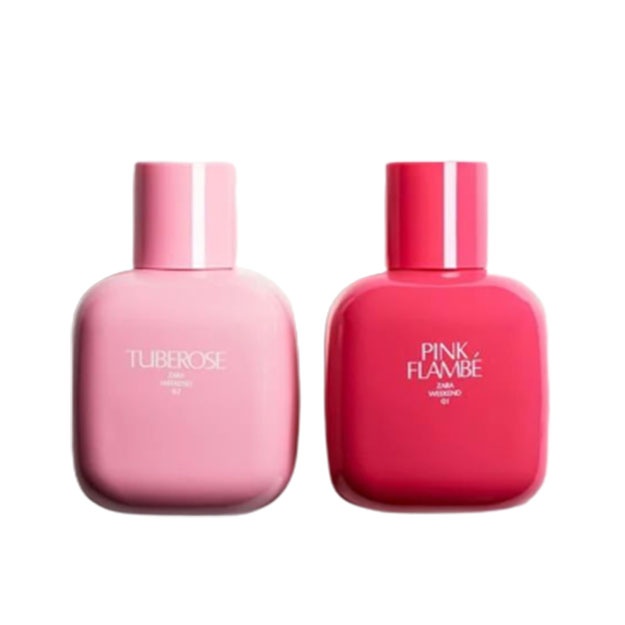 nabor ZARA Tuberose & Pink flambe EDT (W) 90ml+90 ml  (original)