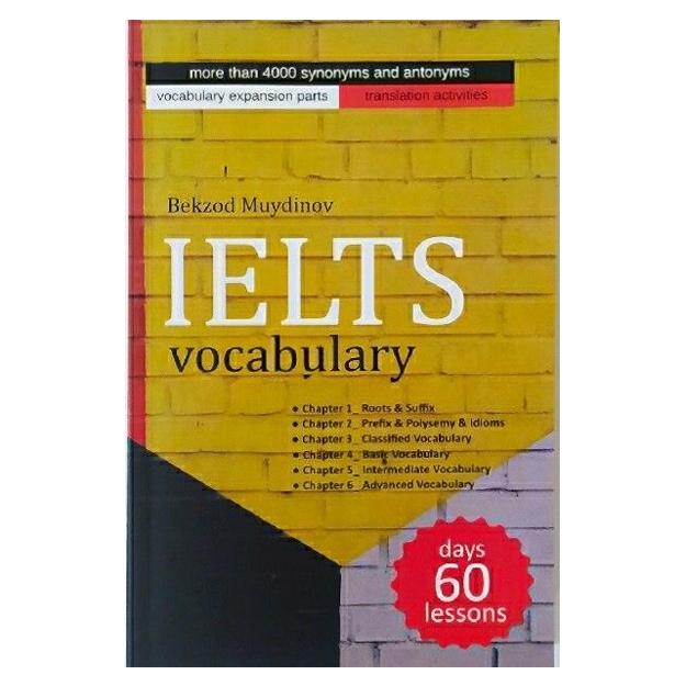 Bekzod Mo‘ydinov: IELTS vocabulary