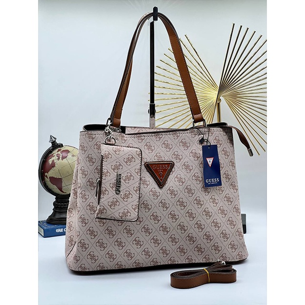 Женская Сумка Guess ART OL2517 Пудровый
