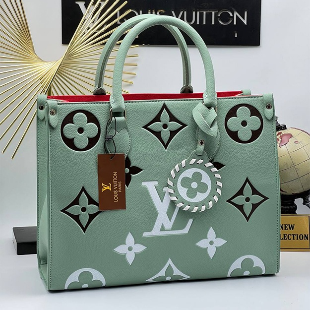 Женская Сумка Louis Vuitton APT OL4444 Зелено-морской