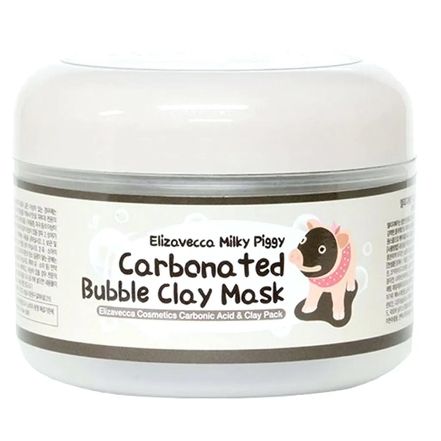 Маска для лица глиняно-пузырьковая Elizavecca Milky Piggy Carbonated Bubble Clay Mask
