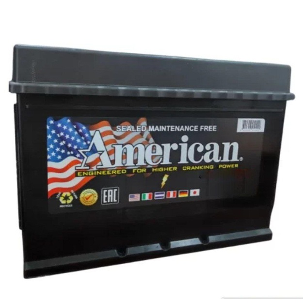 Captiva 2,3,4, Malibu 1, Malibu 2 avtomobillari uchun YigitAku American 75AhL akkumlyatori