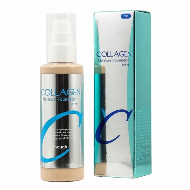 Namlantiruvchi kollagenli tonalniy krem Enough Collagen Moisture Foundation SPF 15 №21