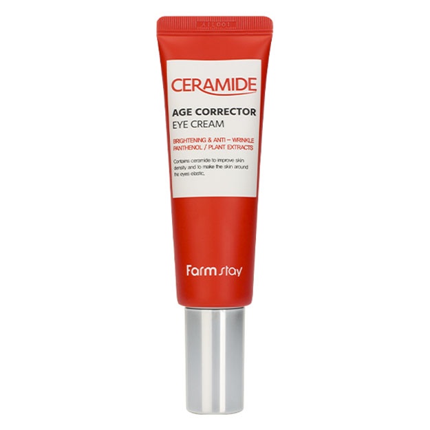 Ko‘z atrofidagi teri uchun keramidlar bilan krem Farm Stay Ceramide Age Corrector Eye Cream, 50ml