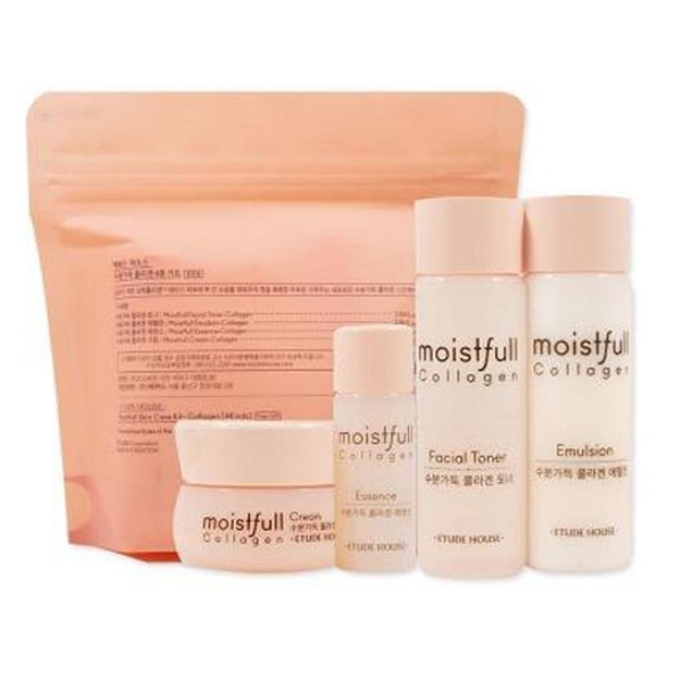 Набор для увлажнения кожи лица с коллагеном и экстрактом баобаба Etude House Moistfull Collagen Skin Care Kit