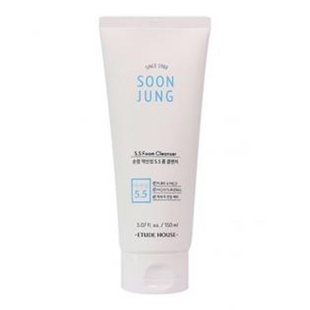 Пенка для умывания чувствительной кожи лица Etude House Soon Jung Foam Cleanser, 100мл