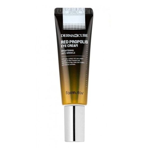 Питательный крем для кожи вокруг глаз с прополисом и гибискусом Farm Stay Derma Cube Red Propolis Eye Cream, 50мл