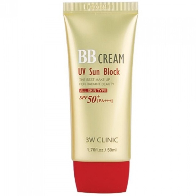 Quyoshdan himoya qiluvchi BB krem 3W Clinic UV Sun Block BB Cream, 50ml