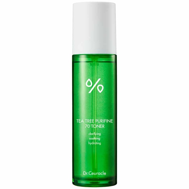 Тонер с экстрактом чайного дерева Dr.Ceuracle Tea Tree Purifine 70 Toner, 100мл