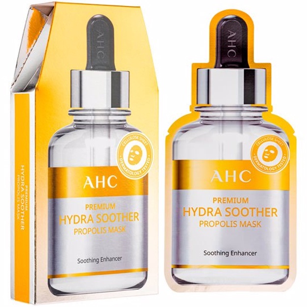 Propolis ekstrakti bilan tinchlantiruvchi niqob AHC Hydra Soother Propolis Mask, 1d
