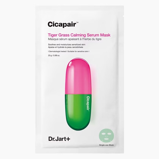 Sovutish effektiga ega tinchlantiruvchi niqob Dr.Jart Cicapair Tiger Grass Calming Mask, 1 dona