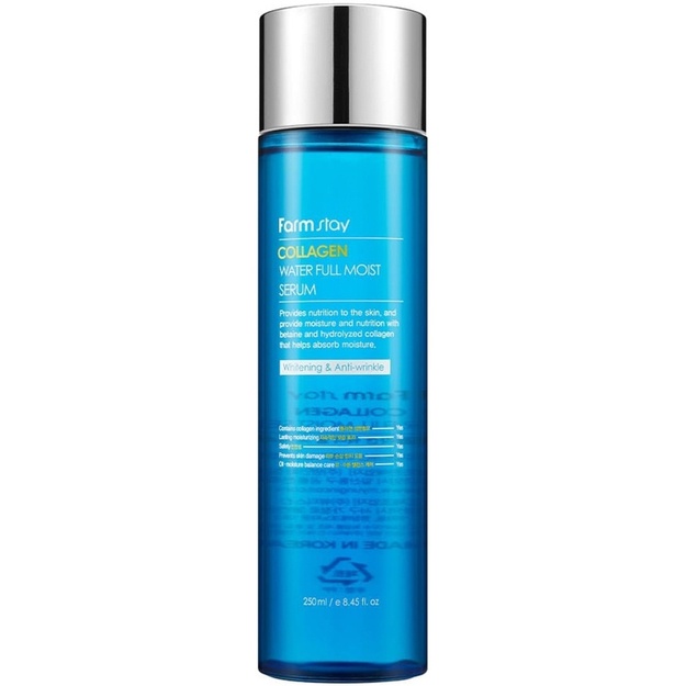 Увлажняющая сыворотка с коллагеном Farm Stay Collagen Water Full Moist Serum, 250мл