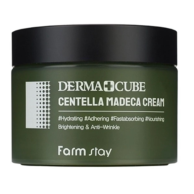 Jonlantiruvchi krem Sentella Atsiatisa Farm Stay Derma Cube Centella Madeca Cream, 100gr