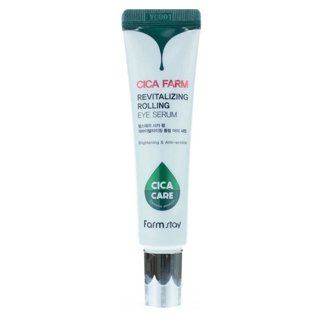 Sentella bilan jonlantiruvchi ko‘z zardobi Farm Stay Cica Farm Revitalizing Rolling Eye Serum, 25ml