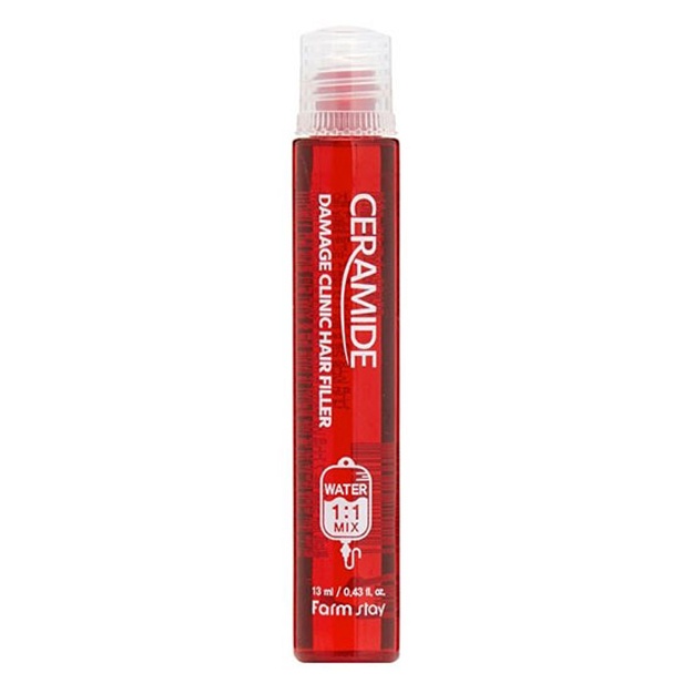 Восстанавливающий филлер для поврежденных волос с церамидами Farm Stay Ceramide Damage Clinic Hair Filler, 1шт (штучно)