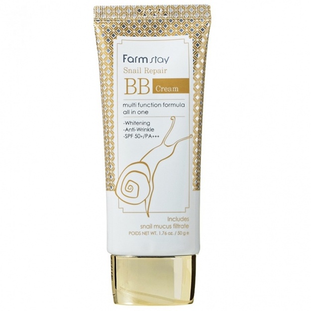 BB крем для лица с муцином улитки FarmStay Snail Repair BB Cream, 50мл