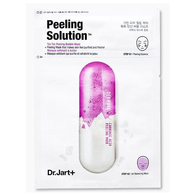 Тканевая 2-х ступенчатая пилинг-маска Dr.Jart+ Dermask Ultra Jet Peeling Solution, 1шт