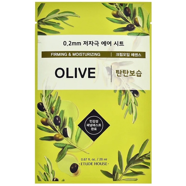 Zaytun moyi niqobi Etude House 0.2mm Mask – Olive, 1d