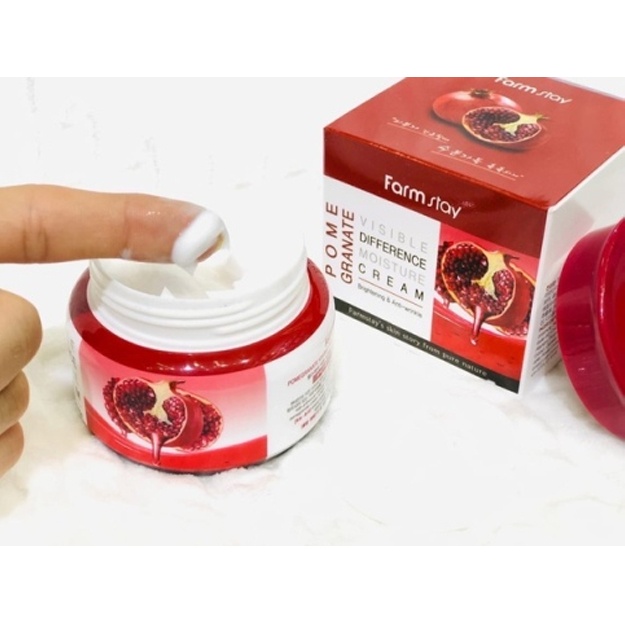 Увлажняющий крем для лица с экстрактом граната Farm Stay Pomegranate Visible Difference Moisture Cream 100гр